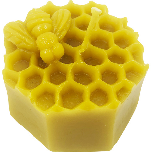 Силиконовая форма для свечи "Пчела на сотах"